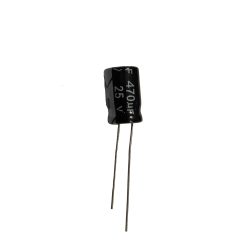 خازن 470 میکروفاراد 25 ولت | Capacitor 470 microfarads 25 volts