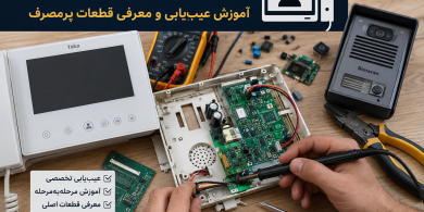 تعمیر آیفون تصویری 1 آموزش کامل عیب‌یابی، 2 تعمیر تخصصی و  3 خرید قطعات اصلی